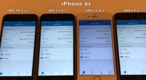 iOS 10.3.3 vs iOS 11.4.1 vs iOS 12.4.1 vs iOS 13.2