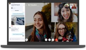 Skype chat