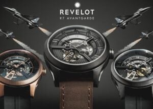 REVELOT automatic watch inspired by jet fighters