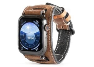 leather Apple Watch cuff