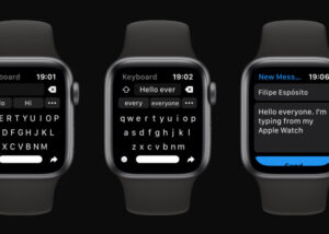 Apple Watch Shift Keyboard
