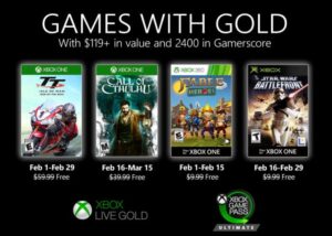 Free Xbox games with Gold for February 2020