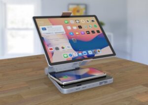 Desk stand and charger