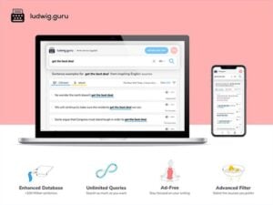 Ludwig Sentence Search Engine: Lifetime Subscription