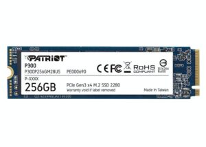 PATRIOT P300 M.2 PCIe Gen3 x4 NVMe SSD