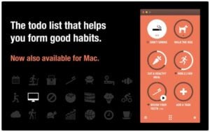 Habit forming application