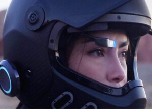 Smart motorcycle helmet HUD