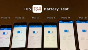 iOS 13.4 battery life