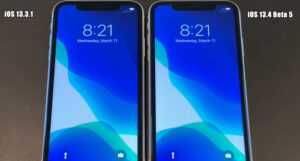 iOS 13.4 beta 5 vs iOS 13.3.1
