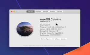 macOs Catalina 10.15.4