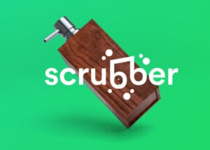 scrubber soap dispenser