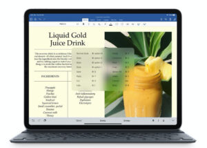 iPad Microsoft Office suite