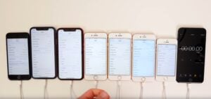 iPhone SE battery test