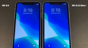 iOS 13.4 vs iOS 13.4.5 beta 1