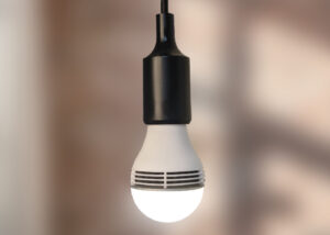 Femto smart bulb and air-quality monitor