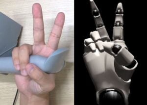 virtual reality finger tracking