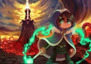 a modern retro game full of dangerous dungeons
