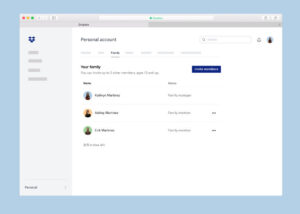 Dropbox Family Plan