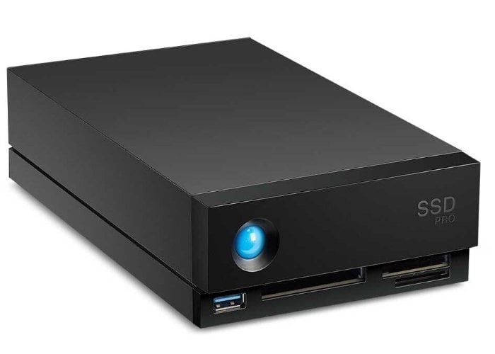 LaCie external SSD storage
