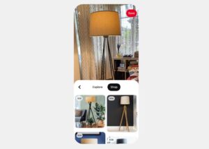 Pinterest Shop tab