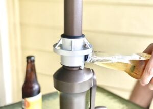 umbrella pole bottle opener