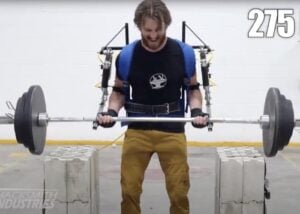 Exoskeleton breaking curling World Record