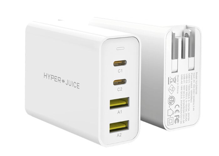 HyperJuice 100W USB-C GaN compact charger 