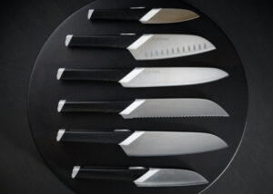Japanese steel kitchen knives