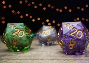 liquid filled dice
