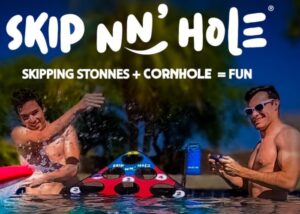 Skip NN' Hole stone skimming game