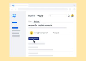 Dropbox password manager