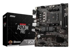 MSI AMD A520 motherboards