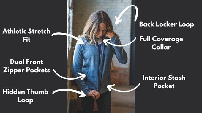 Merino wool jacket