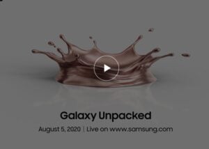 Samsung Galaxy Unpacked-Event 2020