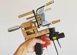 face mask launcher