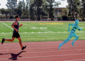 virtual holographic pace runner