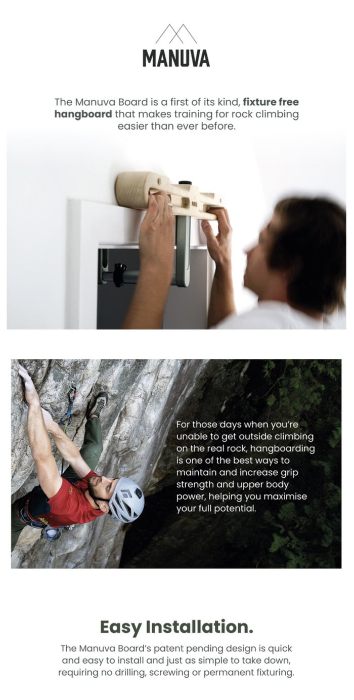 Manuva hangboard