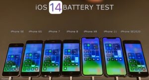 iOS 14 battery life test
