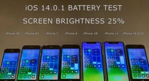 iOS 14.0.1 battery life