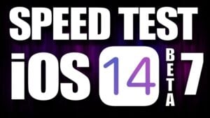 Speed Test iOS 14 Beta 7