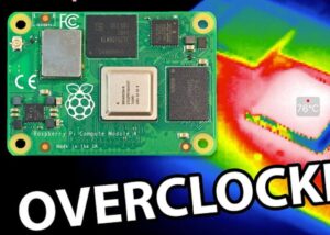 Overclocked Raspberry Pi Compute Module 4