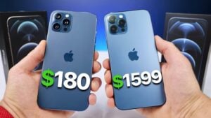 Fake iPhone 12 Pro Max vs real iPhone 12 Pro Max