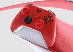 red Xbox controller