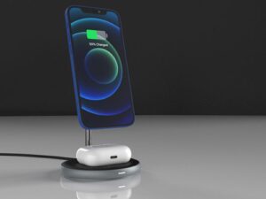 OMNIA M2 Magnetic 2-in-1 Wireless Charging Dock