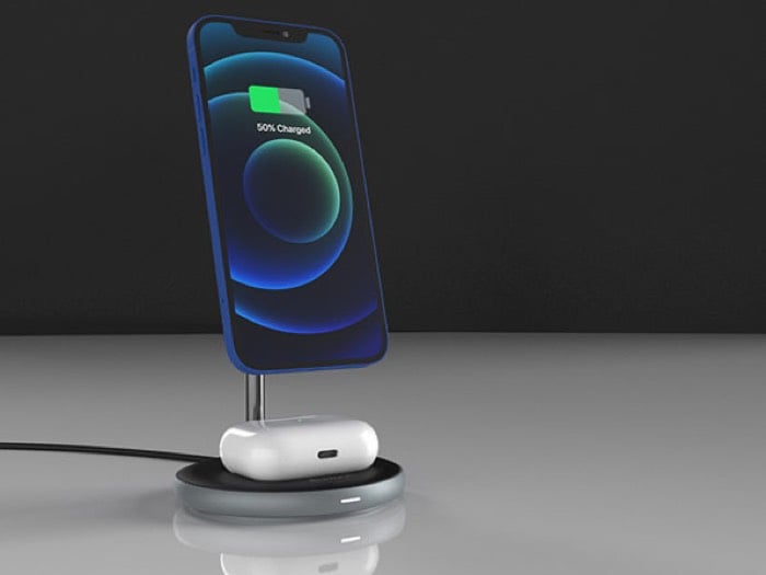 OMNIA M2 Magnetic 2-in-1 Wireless Charging Dock