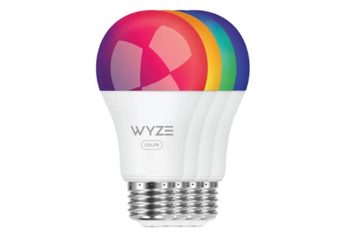 coloured smart lightbulb