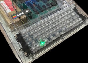 Apple IIe clear mechanical keyboard