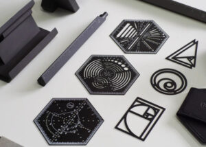 Hexagonal ruler