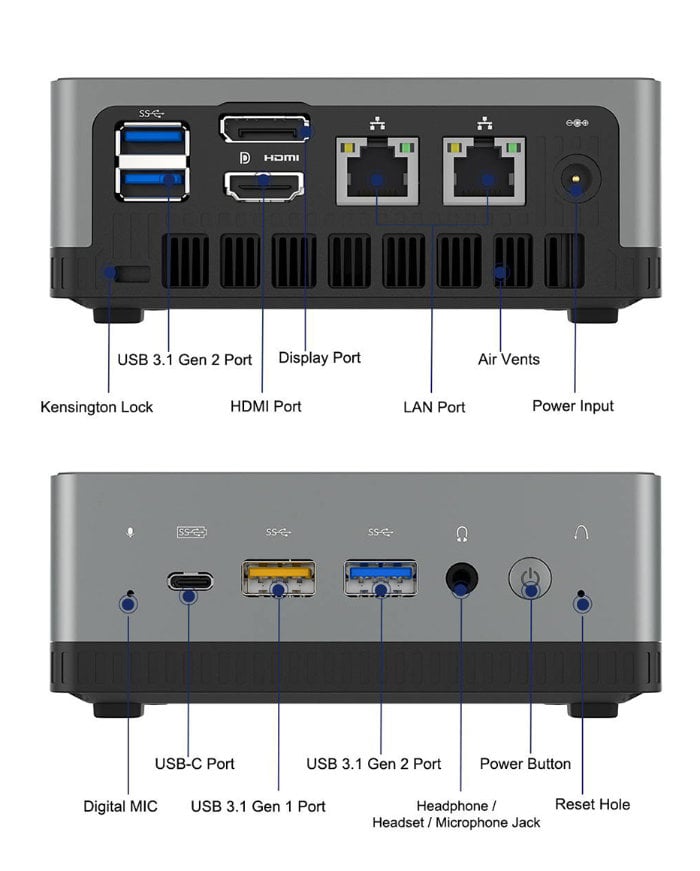 MINISFORUM UM340 mini PC