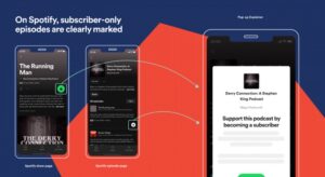 Spotify podcast subscription service